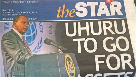 star newspaper kenya today news